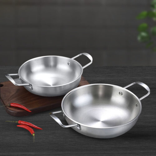 22cm Premium Silver Seafood Dry Pot Stockpot Versatile Durable Kitchen - Image 6
