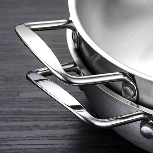 22cm Premium Silver Seafood Dry Pot Stockpot Versatile Durable Kitchen - Image 7