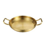 26cm Dry Pot Gold Plated 202 Material Stainless Steel Kitchen