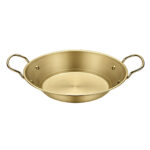 25cm Signature Dry Pot crafted with 201 Material in Gold for Kitchen