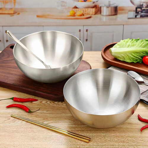15cm Elegant Silver Salad Bowl with Model 201 A Versatile Kitchen - Image 2