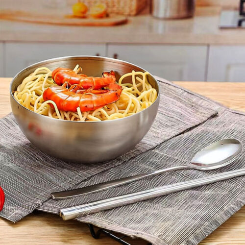 15cm Elegant Silver Salad Bowl with Model 201 A Versatile Kitchen - Image 4