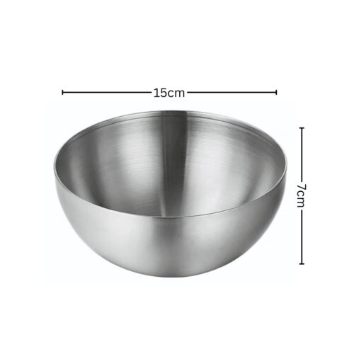 15cm Elegant Silver Salad Bowl with Model 201 A Versatile Kitchen - Image 5