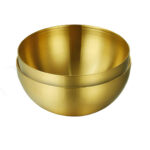 15cm Gold Salad Bowl with Model 201 Elegant Durable Kitchen