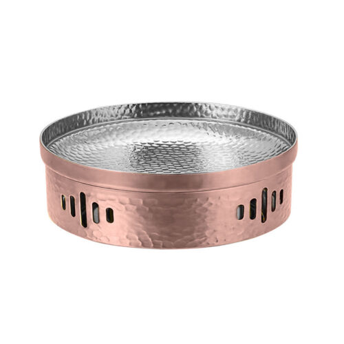 26cm Hammered Texture Dry Pot in Rose Gold Color Kitchen
