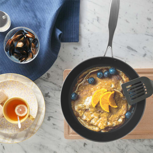 Stainless Steel Fry Pan 20cm Frying Pan Induction FryPan Non Stick Interior - Image 7