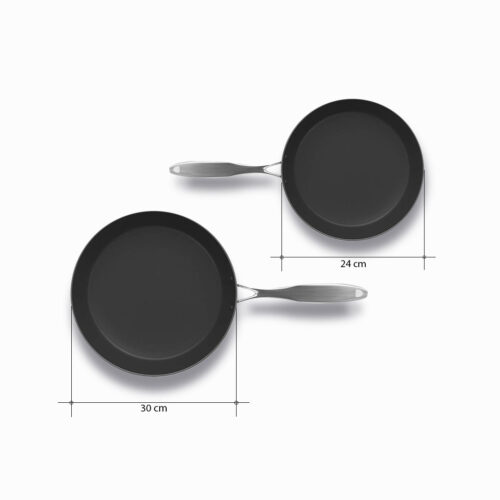 Stainless Steel Fry Pan 24cm 30cm Frying Pan Induction Non Stick Interior - Image 8