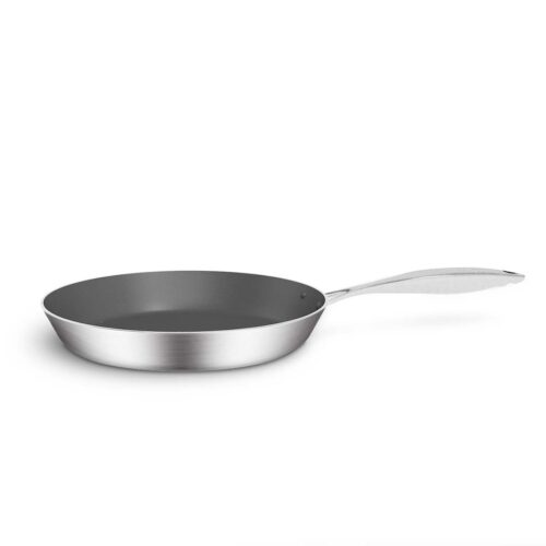 4x Stainless Steel Fry Pan Frying Pan Induction FryPan Non Stick Interior Skillet - Image 3