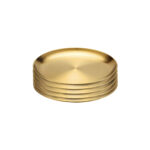 14cm Premium Gold Grilling Plate Durable Heat Resistant Perfect for BBQs Outdoor Cooking Kitchen