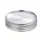 30cm Premium Silver Grilling Plate Durable Heat Resistant Perfect for BBQs Outdoor Cooking Kitchen