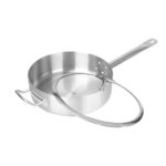 30cm Stainless Steel Saucepan Sauce pan with Glass Lid Helper Handle Triple Ply Base Cookware