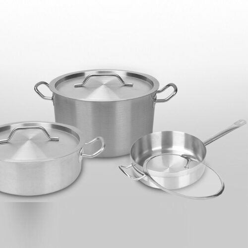 30cm Stainless Steel Saucepan Sauce pan with Glass Lid Helper Handle Triple Ply Base Cookware - Image 9