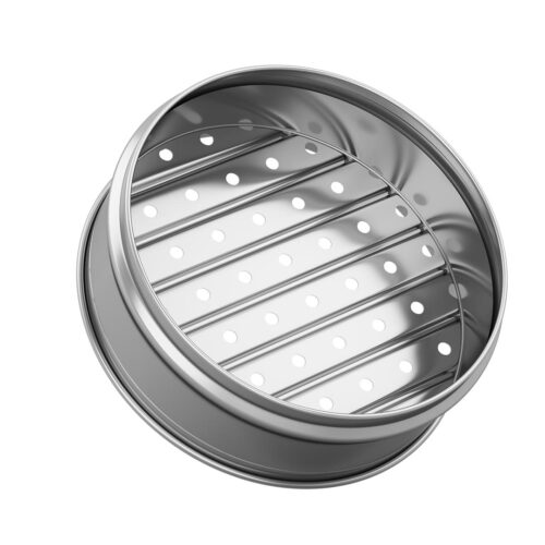 3 Tier Stainless Steel Steamers with Lid Work inside of Basket Pot Steamers 25cm - Image 2