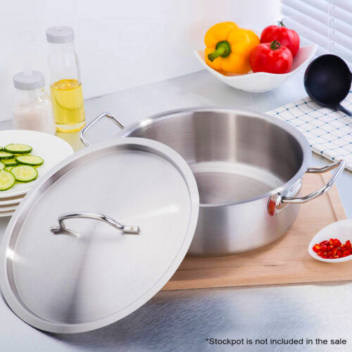 25cm Top Grade Stockpot Lid Stainless Steel Stock pot Cover - Image 3
