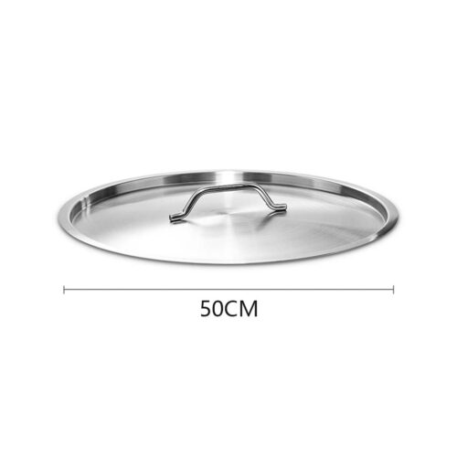 50cm Top Grade Stockpot Lid Stainless Steel Stock pot Cover - Image 7