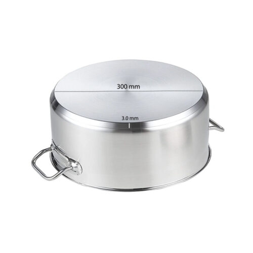 Stock Pot 14L Top Grade Thick Stainless Steel Stockpot 18/10 Without Lid - Image 6