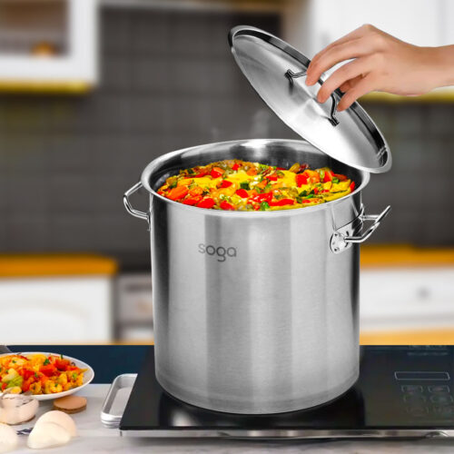 Stock Pot 25L Top Grade Thick Stainless Steel Stockpot 18/10 - Image 8
