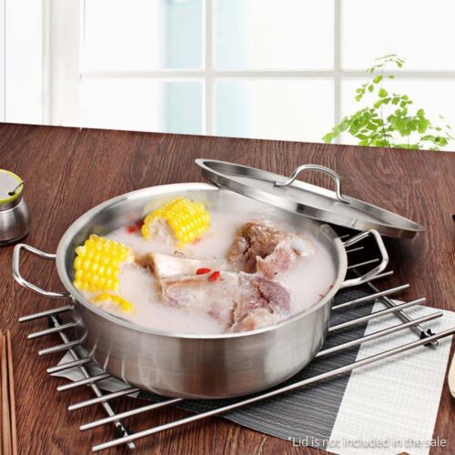Stock Pot 32L Top Grade Thick Stainless Steel Stockpot 18/10 Without Lid - Image 10