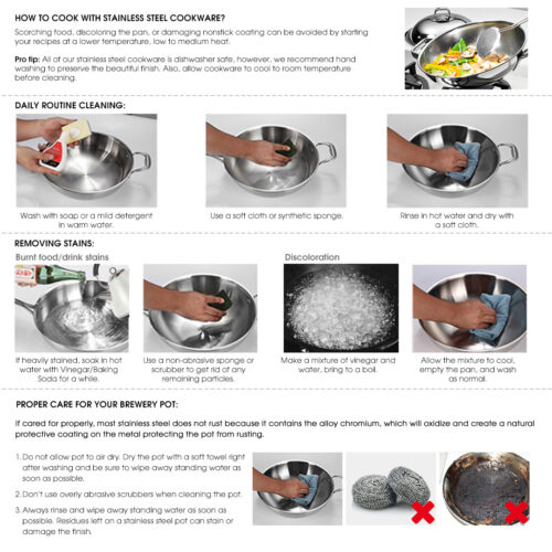 98L 18/10 Stainless Steel Perforated Stockpot Basket Pasta Strainer with Handle - Image 10