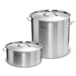 32L Wide Stock Pot 98L Tall Top Grade Thick Stainless Steel Stockpot 18/10