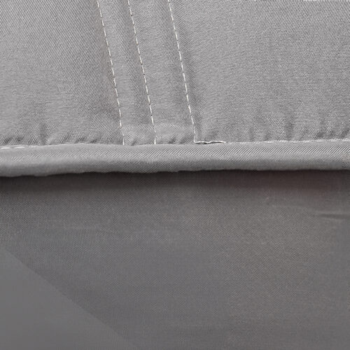 2x Grey 153cm Wide Mattress Cover Thick Quilted Stretchable Bed Spread Sheet Protector with Pillow Covers - Image 6