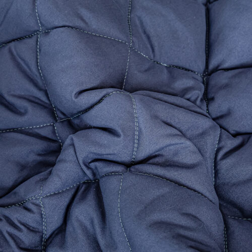 2x Blue 153cm Wide Mattress Cover Thick Quilted Stretchable Bed Spread Sheet Protector with Pillow Covers - Image 3