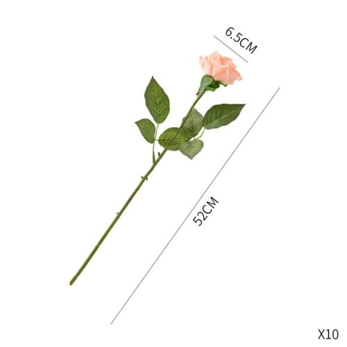 20pcs Artificial Silk Flower Fake Rose Bouquet Table Decor Champion - Image 3