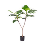 90cm Artificial Natural Green Split-Leaf Philodendron Tree Fake Tropical Indoor Plant Decor