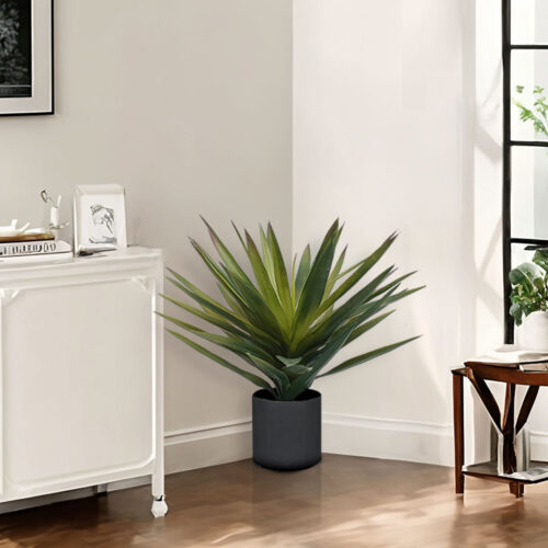 45cm Yucca Plant Giant Palm Lily Artificial Plant Tabletop Home Accent Decor - Image 6