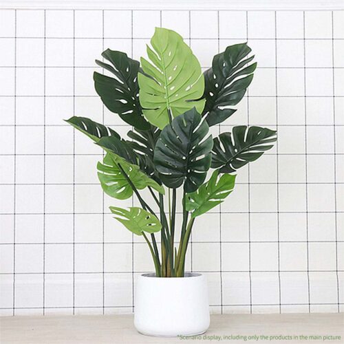93cm Artificial Indoor Potted Turtle Back Fake Decoration Tree Flower Pot Plant - Image 7