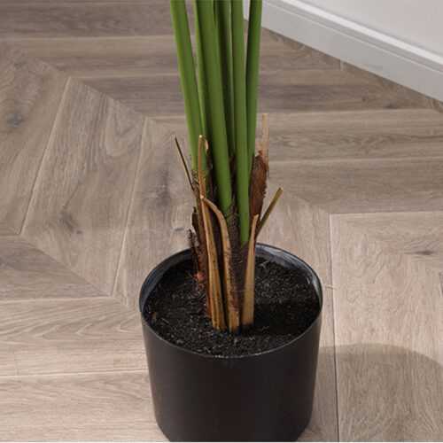 120cm Artificial Natural Green Fan Palm Tree Fake Tropical Indoor Plant Decor - Image 7