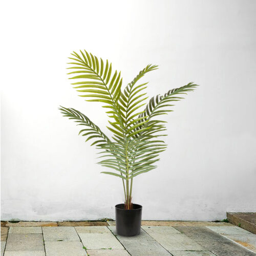 120cm Green Artificial Indoor Rogue Areca Palm Tree Fake Tropical Plant Decor - Image 3