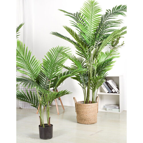 145cm Green Artificial Indoor Swallowtail Sunflower Tree Fake Plant Simulation Decorative - Image 5