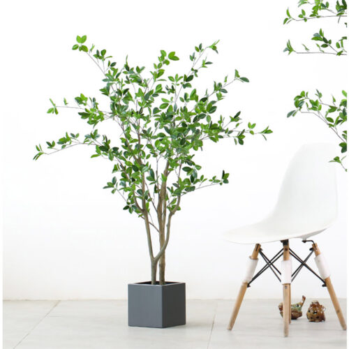 120cm Green Artificial Indoor Watercress Tree Fake Plant Simulation Decorative - Image 5