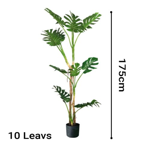 175cm Tropical Monstera Palm Artificial Plant Tree Real Touch Technology with UV Protection - Image 2