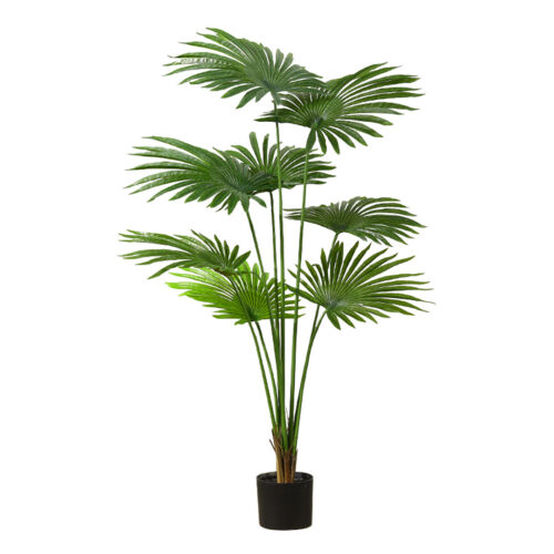 150cm Artificial Natural Green Fan Palm Tree Fake Tropical Indoor Plant Decor