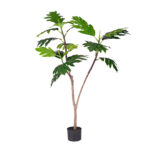 120cm Artificial Natural Green Split-Leaf Philodendron Tree Fake Tropical Indoor Plant Decor