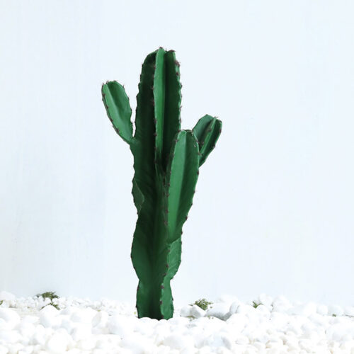 2x 70cm Green Artificial Indoor Cactus Tree Fake Plant Simulation Decorative 5 Heads - Image 4