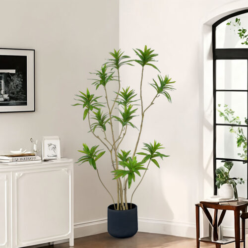 150cm Lily Bamboo Plant Tree Living Room Artificial Plant Home Accent Decoration - Image 5