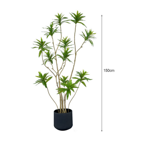 150cm Lily Bamboo Plant Tree Living Room Artificial Plant Home Accent Decoration - Image 6