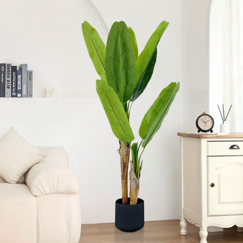 160cm Banna Plant Bird of Paradise Tree Artificial Plant Home Accent Decor - Image 2