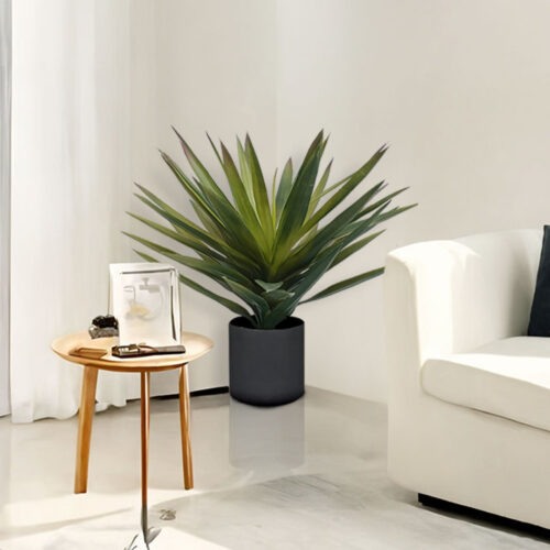 2x 45cm Yucca Plant Giant Palm Lily Artificial Plant Tabletop Home Accent Decor - Image 4