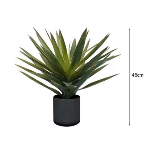 2x 45cm Yucca Plant Giant Palm Lily Artificial Plant Tabletop Home Accent Decor - Image 5
