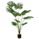 180cm Artificial Natural Green Fan Palm Tree Fake Tropical Indoor Plant Decor