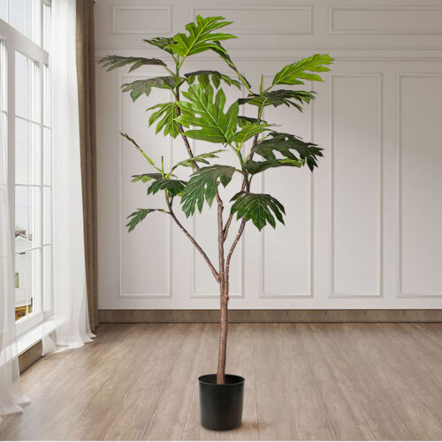 180cm Artificial Natural Green Split-Leaf Philodendron Tree Fake Tropical Indoor Plant Decor - Image 3