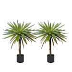 2x 90cm Yucca Tree Giant Palm Lily Living Room Artificial Plant Home Accent Decor