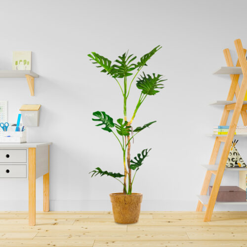 2x 175cm Tropical Monstera Palm Artificial Plant Tree Real Touch Technology with UV Protection - Image 5