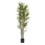 210cm Lucky Bamboo Tree Bambusa Vulgaris Artificial Plant 7 Branches Home Accent Decor