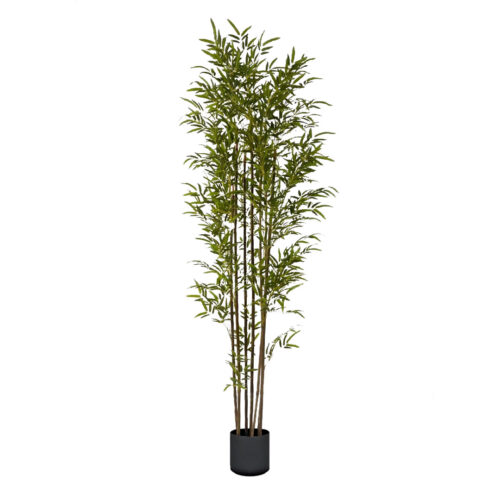 210cm Lucky Bamboo Tree Bambusa Vulgaris Artificial Plant 7 Branches Home Accent Decor