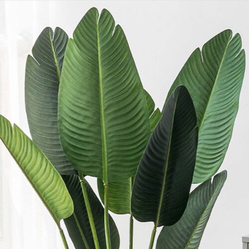 2x 160cm Artificial Green Indoor Traveler Banana Fake Decoration Tree Flower Pot Plant - Image 3